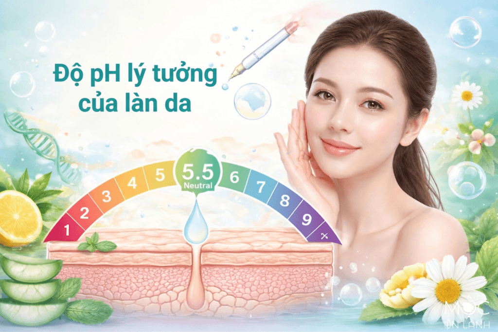Độ pH lý tưởng của da