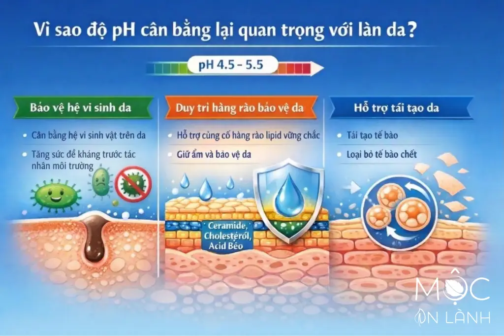 vi sao do ph quan trong voi lan da